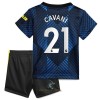 Officiële Voetbalshirt + Korte Broek Manchester United Edinson Cavani 21 Derde 2021-22 - Kids